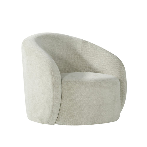 LABEL51 Fauteuil Alby - Naturel Stof - 84x82x79cm