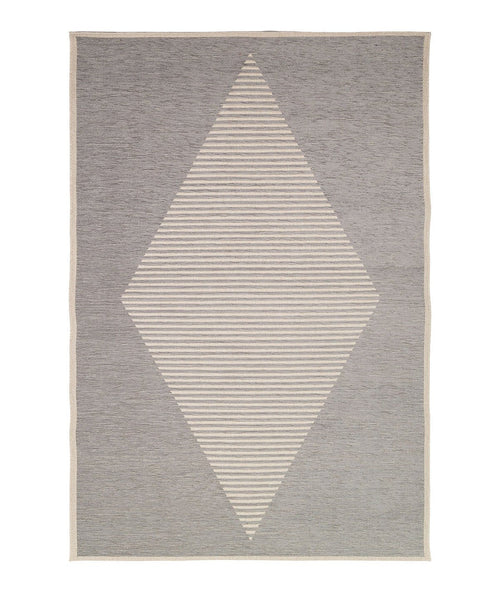 AFK Living vloerkleed Diatonique - voor binnen en buiten - grijs - 115 x 170 cm