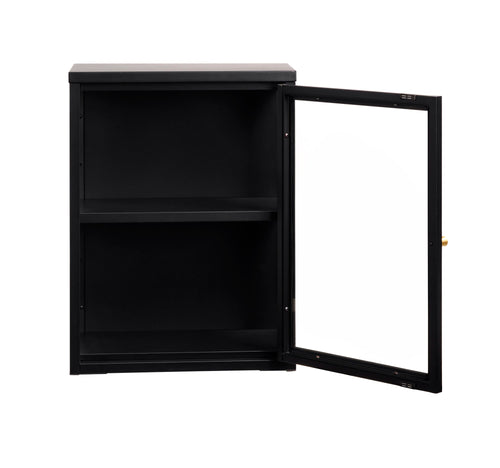 Rebellenclub Vitrinekast Nimbin - 60 x 45 cm - Zwart - vtwonen shop