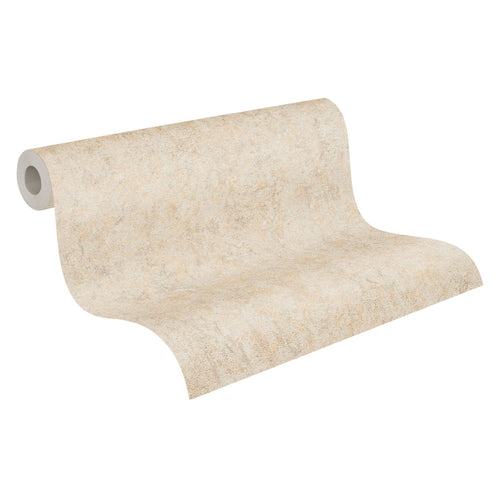 Livingwalls behang effen crème - 53 cm x 10.05 m - AS-390361