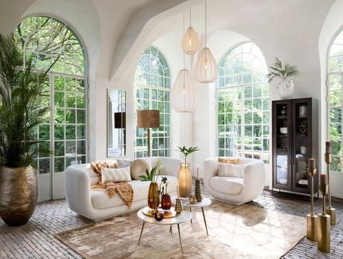 Light & Living lampenkap PRAYA - Ø50x38cm - bruin - vtwonen shop