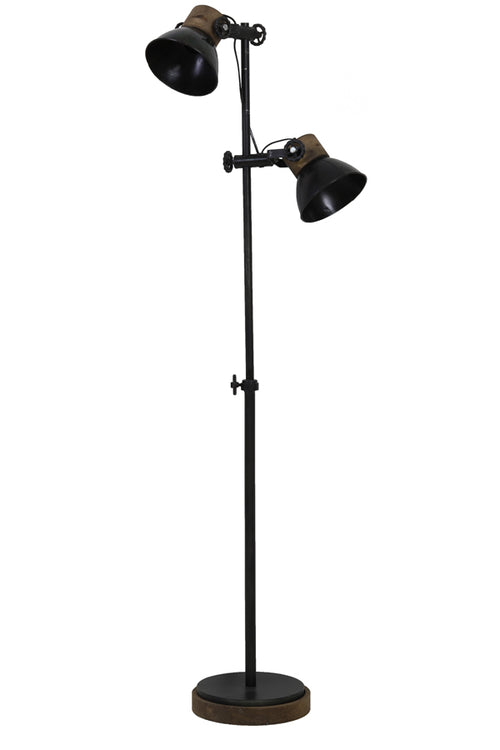 Light & Living vloerlamp JODY  - 40x30x165cm - zwart - vtwonen shop