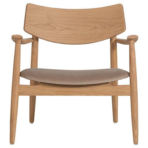 WOOOD fauteuil Bask - Eikenhout - Naturel - 72x69x70