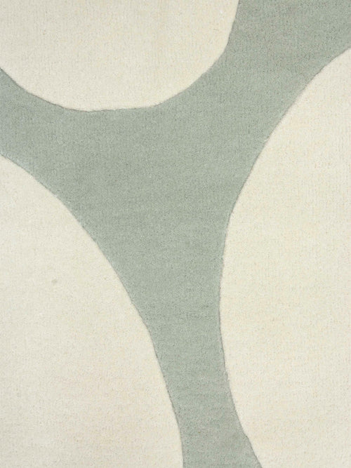 Vloerkleed Abstract en verfijnd Bubbles Eucalyptus 200x300 cm