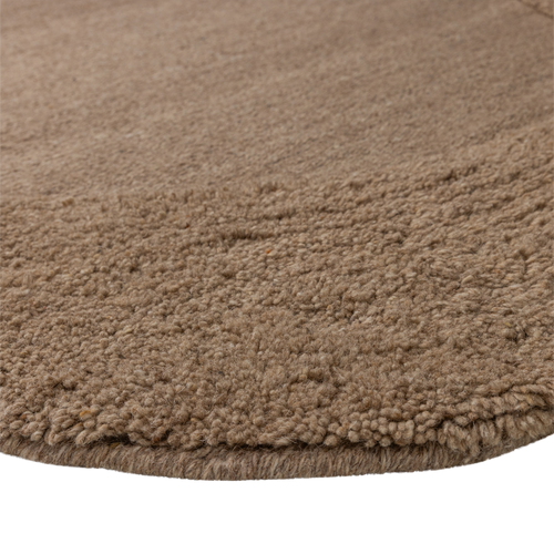 WOOOD organisch vloerkleed 170x240 cm Milio - Wol/Katoen - Zand