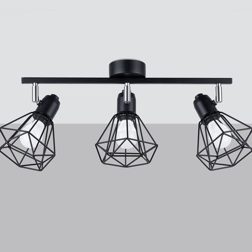 Sollux Lighting Plafondlamp ARTEMIS 3 zwart - 52x17x19cm