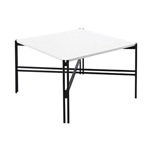Rebellenclub Salontafel Voldby - 75 x 75 cm - wit Terrazzo - vtwonen shop
