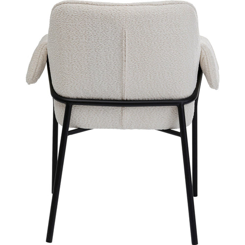 Kare Design Stoel met armleuning Bess creme - vtwonen shop