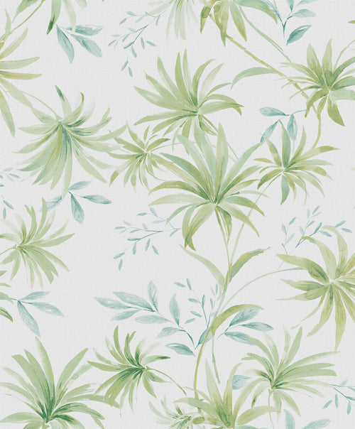 Sanders & Sanders behang bladeren groen en grijs - 53 cm x 10 m - 640227 - vtwonen shop
