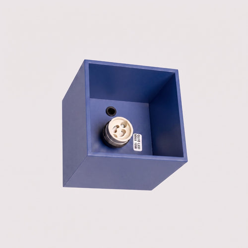 Sollux Lighting Plafondlamp QUAD 1 ultramarijn - 10x10x10cm