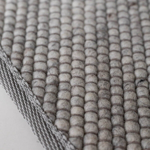 Interieur05 Rond Wollen Vloerkleed Lichtgrijs Vik - 240 x 240 cm - vtwonen shop