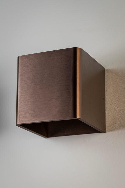 Artdelight Wandlamp Fulda - Donker Brons