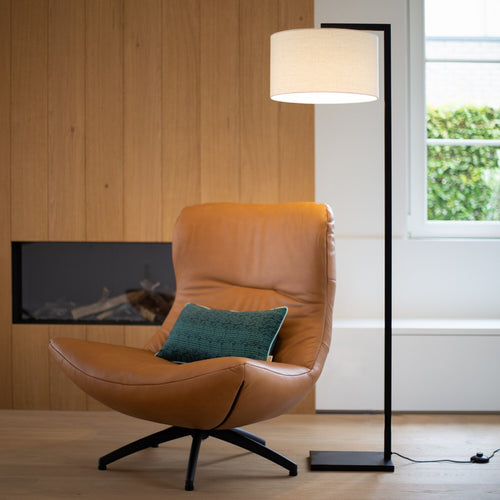 Atmooz vloerlamp Bolivia - zwart - 42 x 38 x H 158 cm - E27