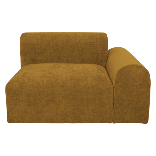 Urban Nature Culture modulaire bank seater Tao hoek rechts, ocher - 120 * 100 * 74 CM