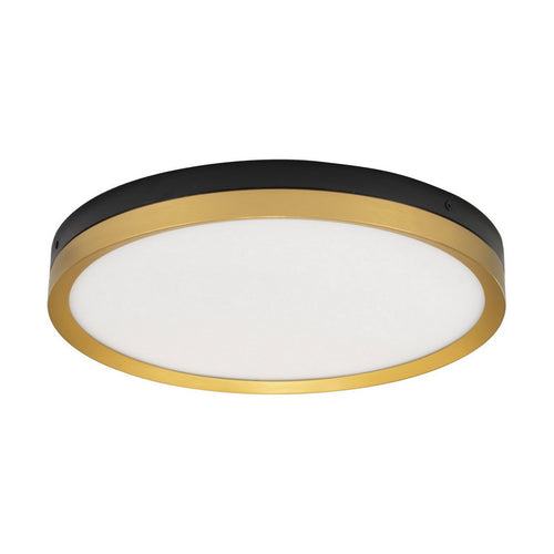 Nova Luce CANTRIA Inbouw plafondlamp zwart, messing goud, LED 31W 1916lm 3000K