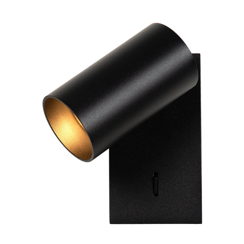 Atmooz wandlamp Era - zwart - 15 x 10 x H 12 cm - GU10
