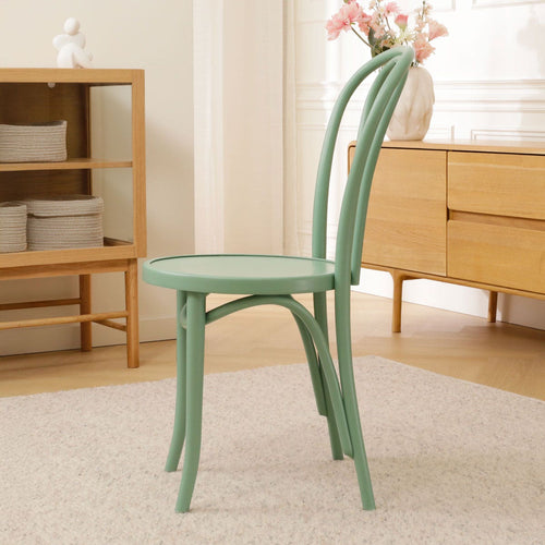 Fameg Vienna Thonet No.18 Houten Bistrostoel Lichtgroen