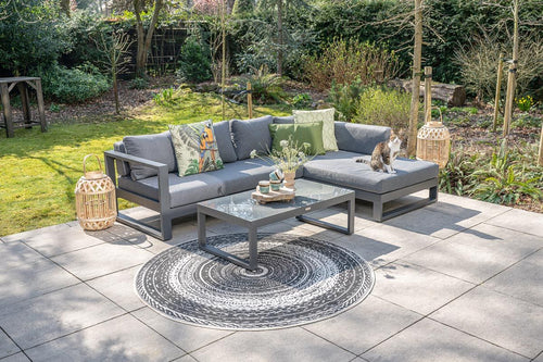Garden Impressions Esmee loungeset links carbon black mystic grey
