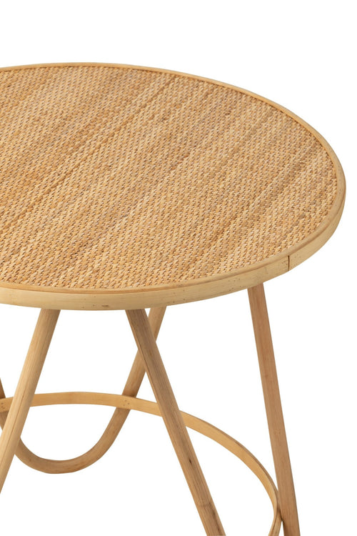 J-Line bijzettafel Balia - rotan - naturel - large