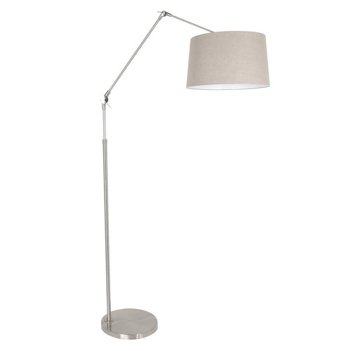 Steinhauer vloerlamp prestige - 1 lichts - 145x 250 cm - mat chroom grijs - vtwonen shop