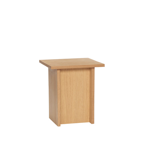 Hübsch bijzettafel Straight - mdf/eikenfineer - 35x35xh40cm