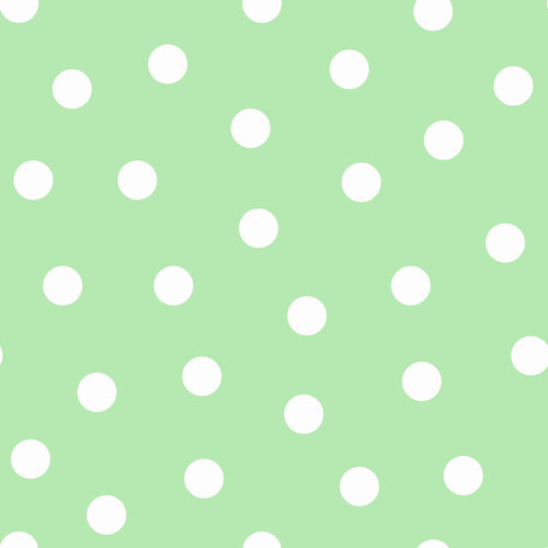 ESTAhome behang stippen groen - 50 x 900 cm - 131797