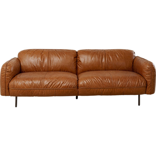 Kare Design Sofa Calgary 3-Zits braun
