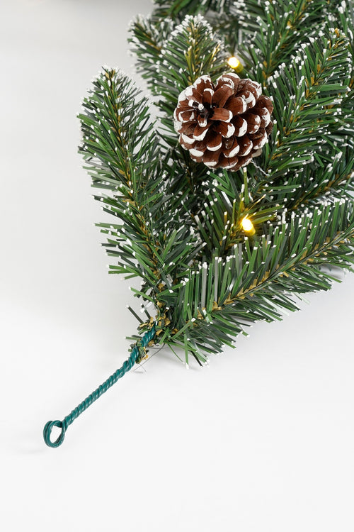 Black Box Trees Creston Guirlande met Decoratie en Verlichting - L270 cm - Groen