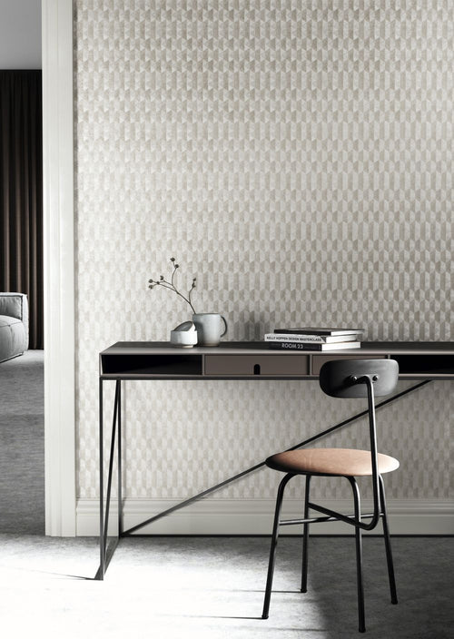 Masureel behang 3D-motief grijs - 53 cm x 10.05 m - 630716 - vtwonen shop