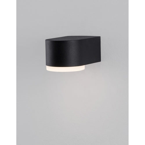 Merano Charlottetown Outdoor Down Wandlamp Zwart Aluminium, LED 4W 400.33Lm 3000K IP54