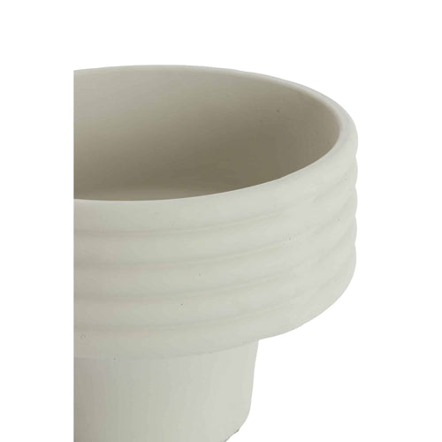 Light & Living vaas Sylva - wit - Ø40cm - vtwonen shop