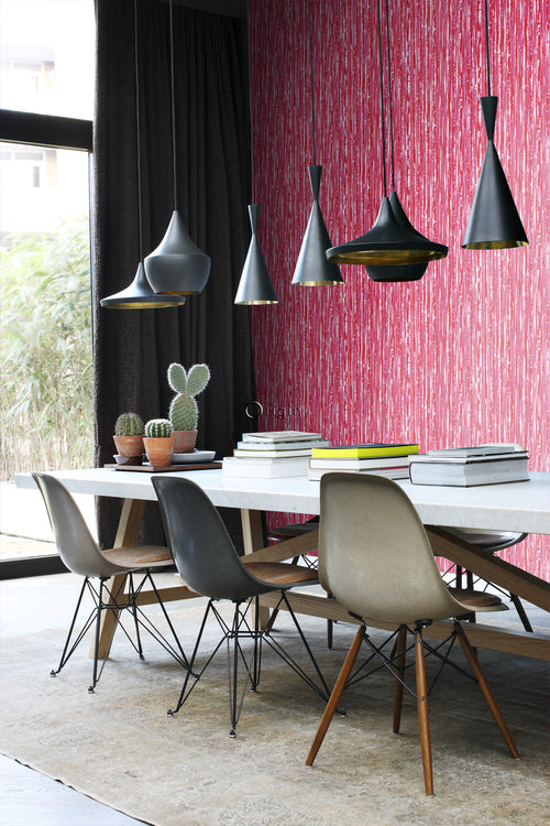 Origin Wallcoverings behang strepen rood en roze - 53 cm x 10,05 m - 347218 - vtwonen shop