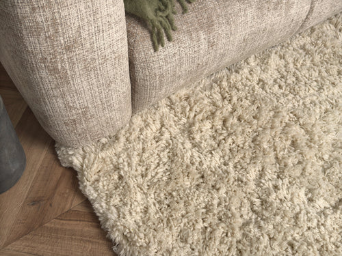 Interieur05 vloerkleed Pilo - hoogpolig - ivoorwit - 80 x 150 cm - vtwonen shop