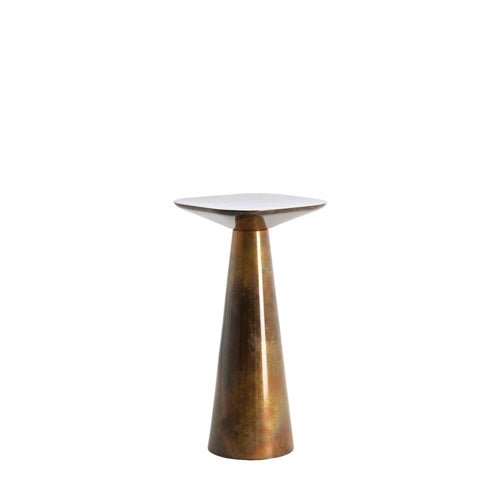Light & Living bijzettafel Abala - brons - 28x28x53cm