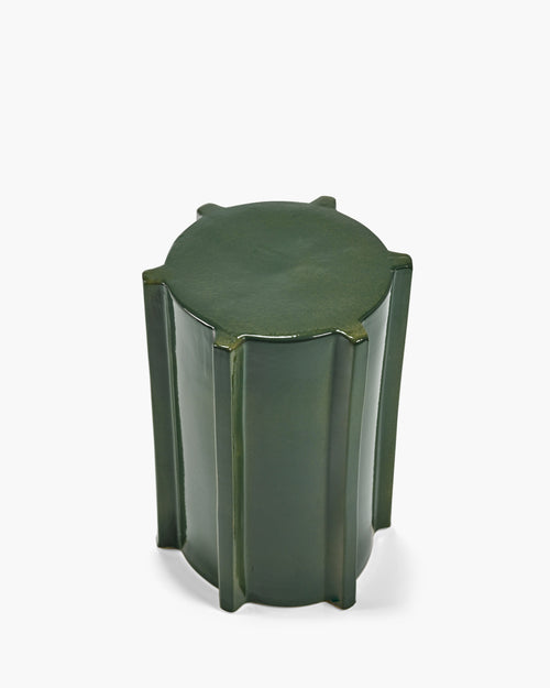 Serax Bijzettafel donkergroen geometrisch Pawn - vtwonen shop