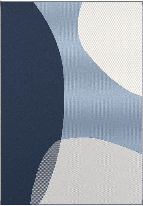 Organic karpet - 160x230 cm - blauw - vtwonen shop