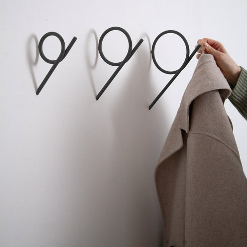 Spinder x BUDDE kapstok Tuba S - Zwart