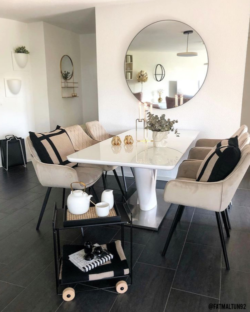 Kick eetkamerstoel Karl Velvet - Donkergroen