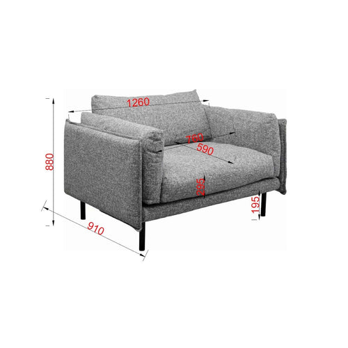 Kare Design Fauteuil Pola grijs - vtwonen shop