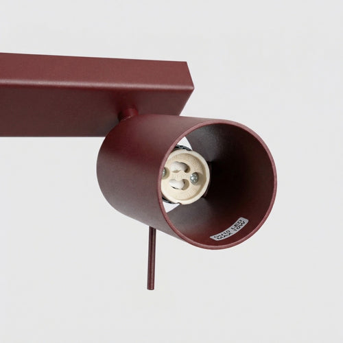 Sollux Lighting Plafondlamp RING 4L bordeaux - 80x6x16cm