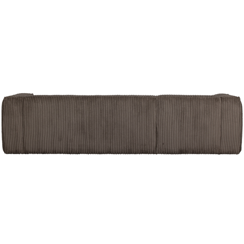 WOOOD hoekbank links Bean - Grove Ribstof - Mud - 73x305x96 - vtwonen shop