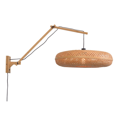 GOOD&MOJO wandlamp Andes - bruin - Ø60cm - vtwonen shop