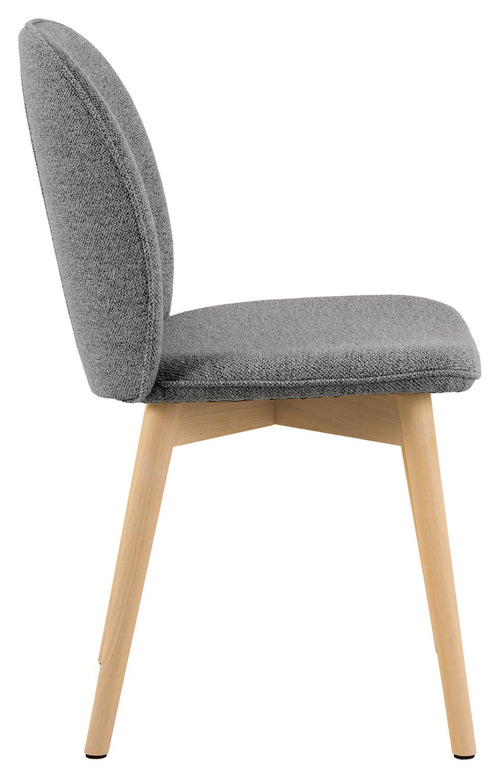 Rebellenclub Eetkamerstoel Leitra - Set Van 2 - Grijs - vtwonen shop