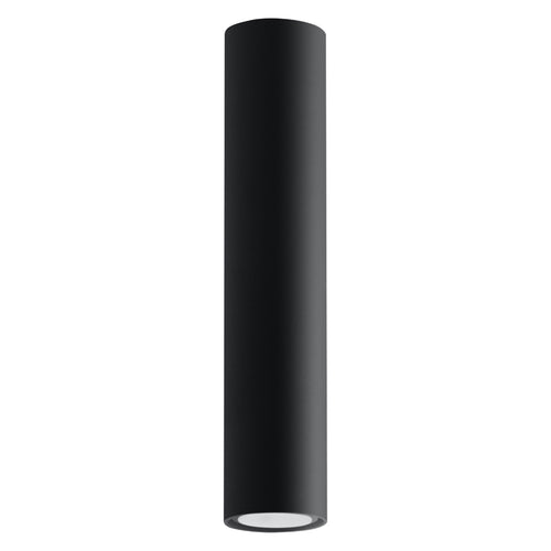 Sollux Lighting Plafondlamp LAGOS 30 zwart - 6x6x30cm