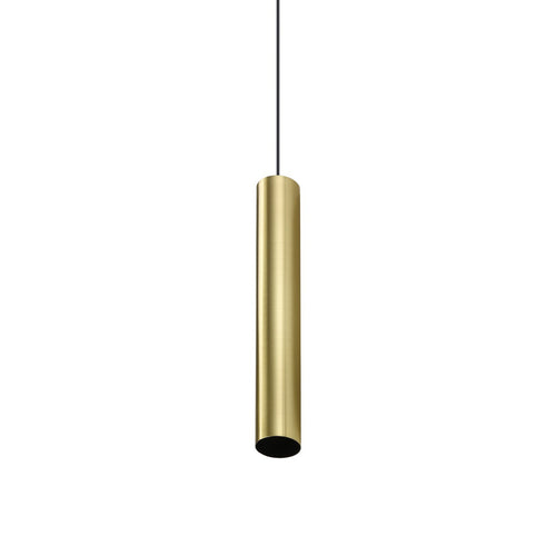 Ideal Lux LOOK 25 cm superslanke hanglamp voor plafond, messing, 1x GU10 fitting