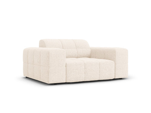 Cosmopolitan Design Fauteuil Chicago chenille lichtbeige - 102x132x78cm