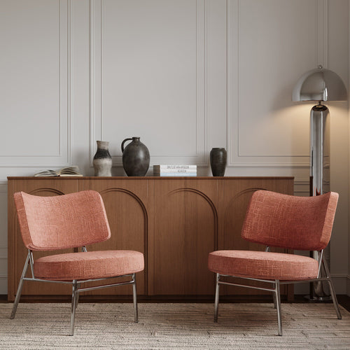 Sia Home -  IGGY - Fluweel weefsel - Vintage roze - 60cm - vtwonen shop