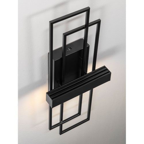 Nova Luce ALIS Geïntegreerde LED-wandlamp Sandy Black Triac dimbare LED 8W 202lm 3200K