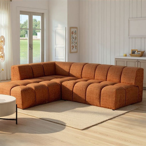 Kare Design Hoekbank Belami oranje links - vtwonen shop