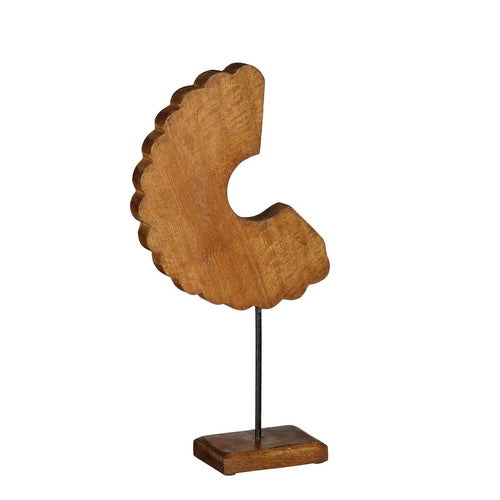 Mica Decorations Petra Woondecoratie - L39 x B21 x H8 cm - Mangohout - Bruin